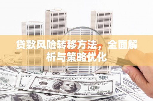 孝南贷款风险转移方法，全面解析与策略优化