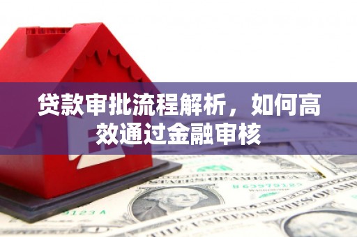 孝南贷款审批流程解析，如何高效通过金融审核