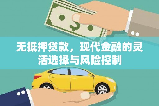 孝南无抵押贷款，现代金融的灵活选择与风险控制