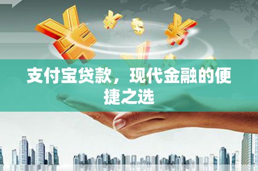 孝南支付宝贷款，现代金融的便捷之选
