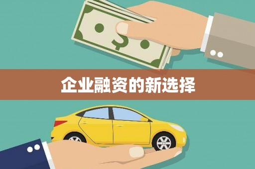 孝南企业融资的新选择
