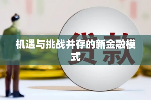 孝南机遇与挑战并存的新金融模式