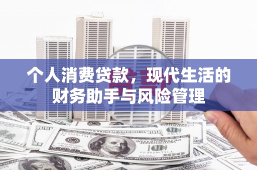 孝南个人消费贷款，现代生活的财务助手与风险管理