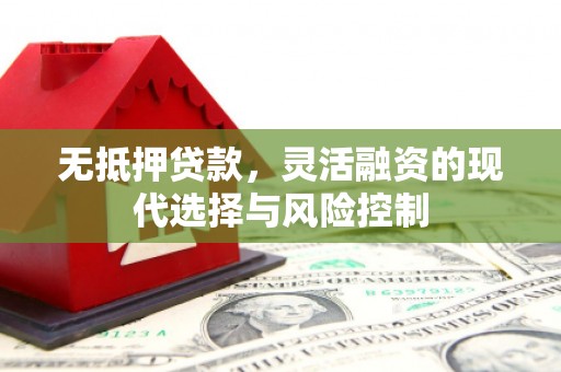 孝南无抵押贷款，灵活融资的现代选择与风险控制