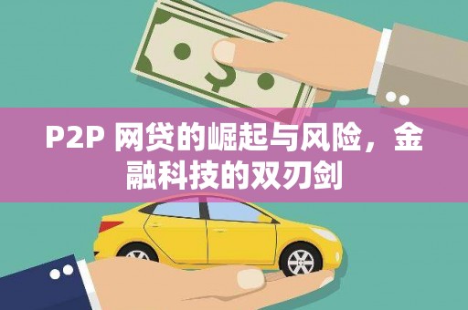 孝南P2P 网贷的崛起与风险，金融科技的双刃剑