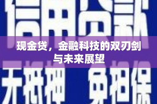 孝南现金贷，金融科技的双刃剑与未来展望