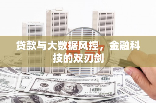 孝南贷款与大数据风控，金融科技的双刃剑