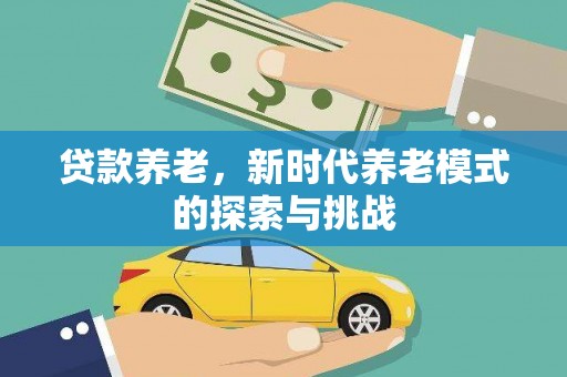 孝南贷款养老，新时代养老模式的探索与挑战