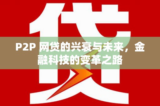 孝南P2P 网贷的兴衰与未来，金融科技的变革之路