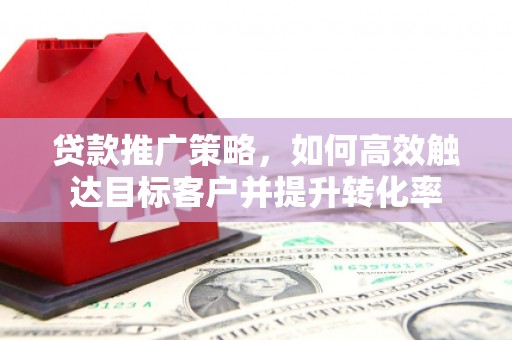 孝南贷款推广策略，如何高效触达目标客户并提升转化率