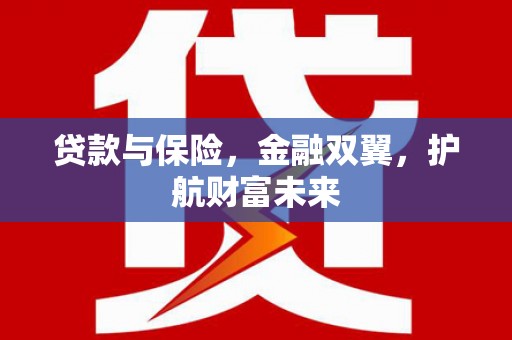孝南贷款与保险，金融双翼，护航财富未来
