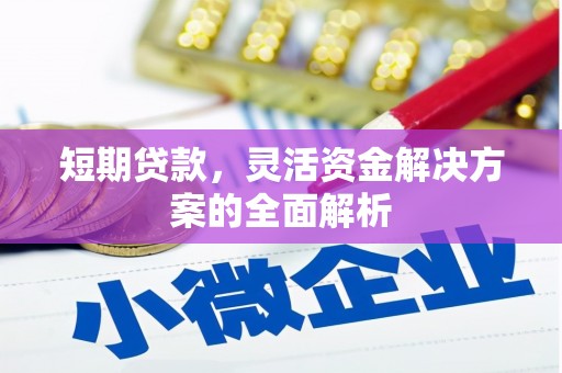 孝南短期贷款，灵活资金解决方案的全面解析