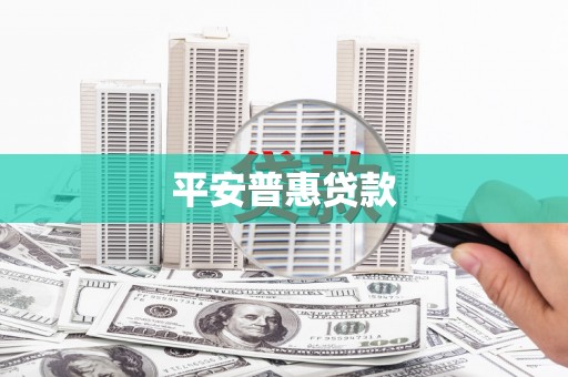 孝南平安普惠贷款