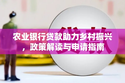 孝南农业银行贷款助力乡村振兴，政策解读与申请指南