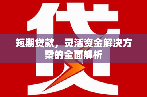 孝南短期贷款，灵活资金解决方案的全面解析