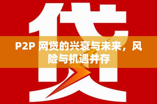 孝南P2P 网贷的兴衰与未来，风险与机遇并存