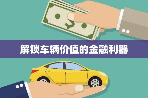 孝南解锁车辆价值的金融利器